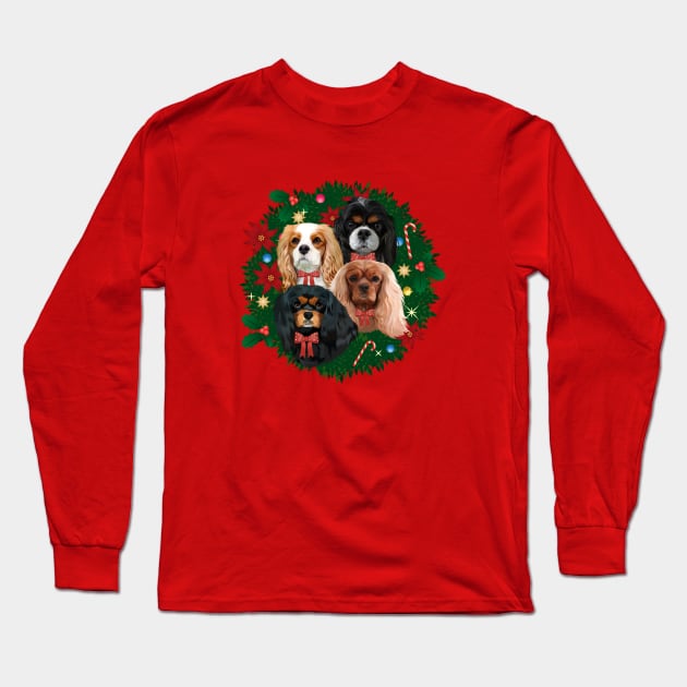 Cavalier Christmas and Holiday Gifts Long Sleeve T-Shirt by Cavalier Gifts